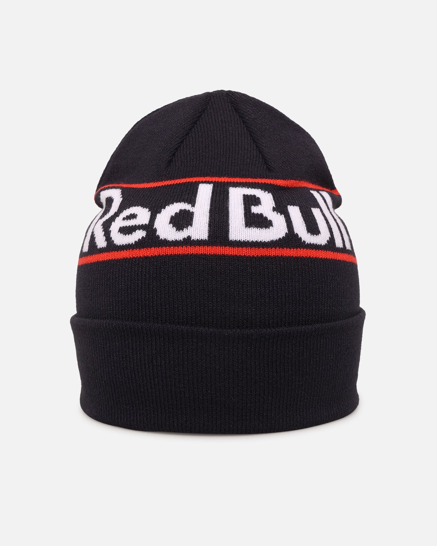 New Era X Red Bull Racing Team Wordmark Cuff Knit Beanie Dark Blue