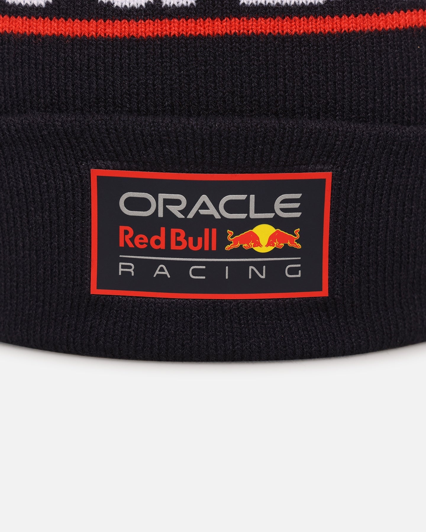 New Era X Red Bull Racing Team Wordmark Cuff Knit Beanie Dark Blue