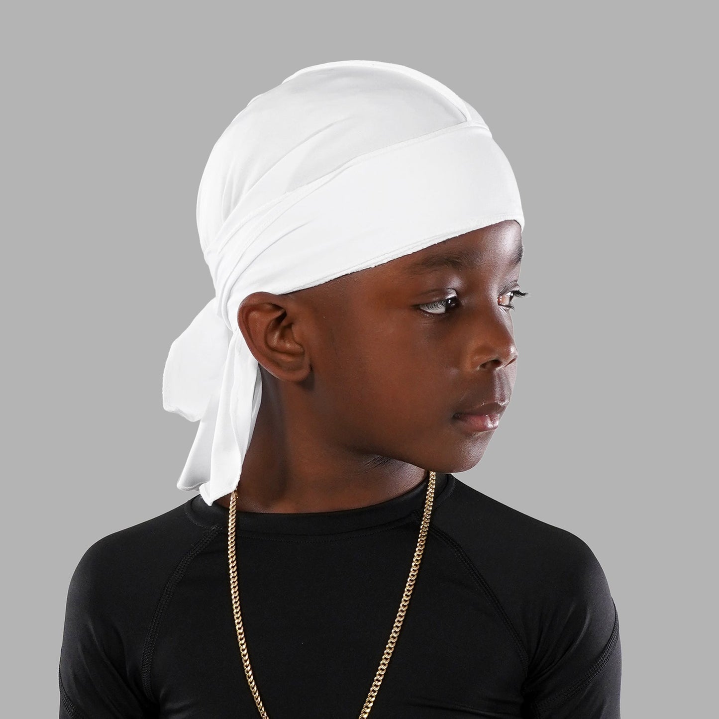 White Kids Sports Durag