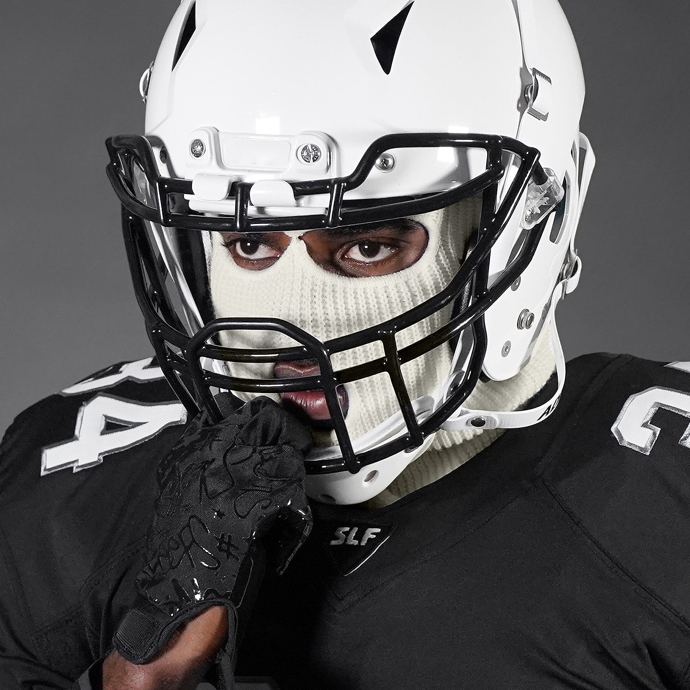 White Ski Mask
