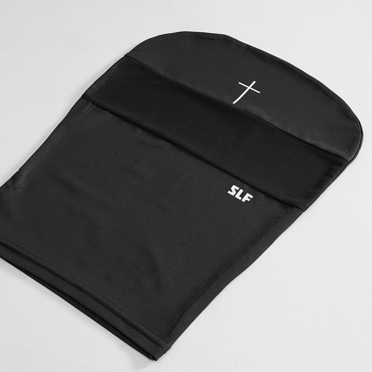 Faith Cross Black Head Bag Mask