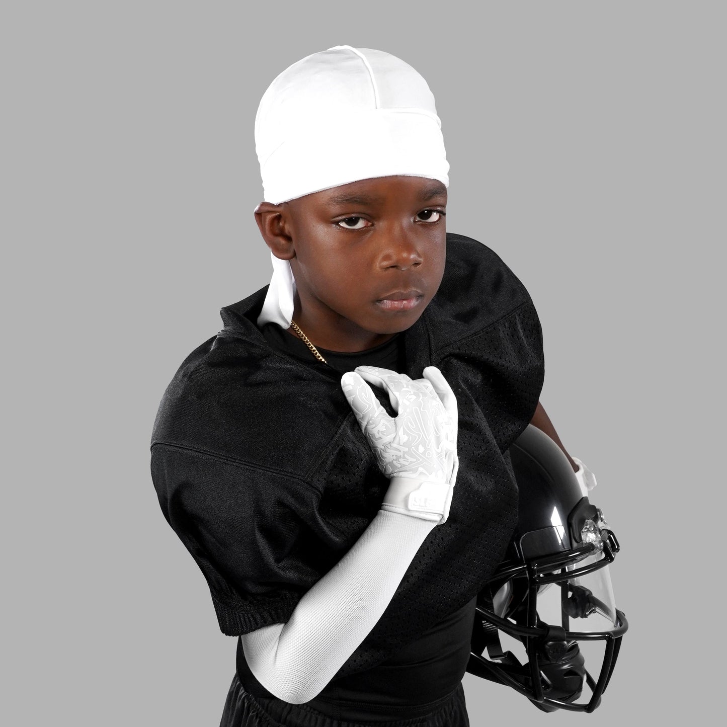 White Kids Sports Durag