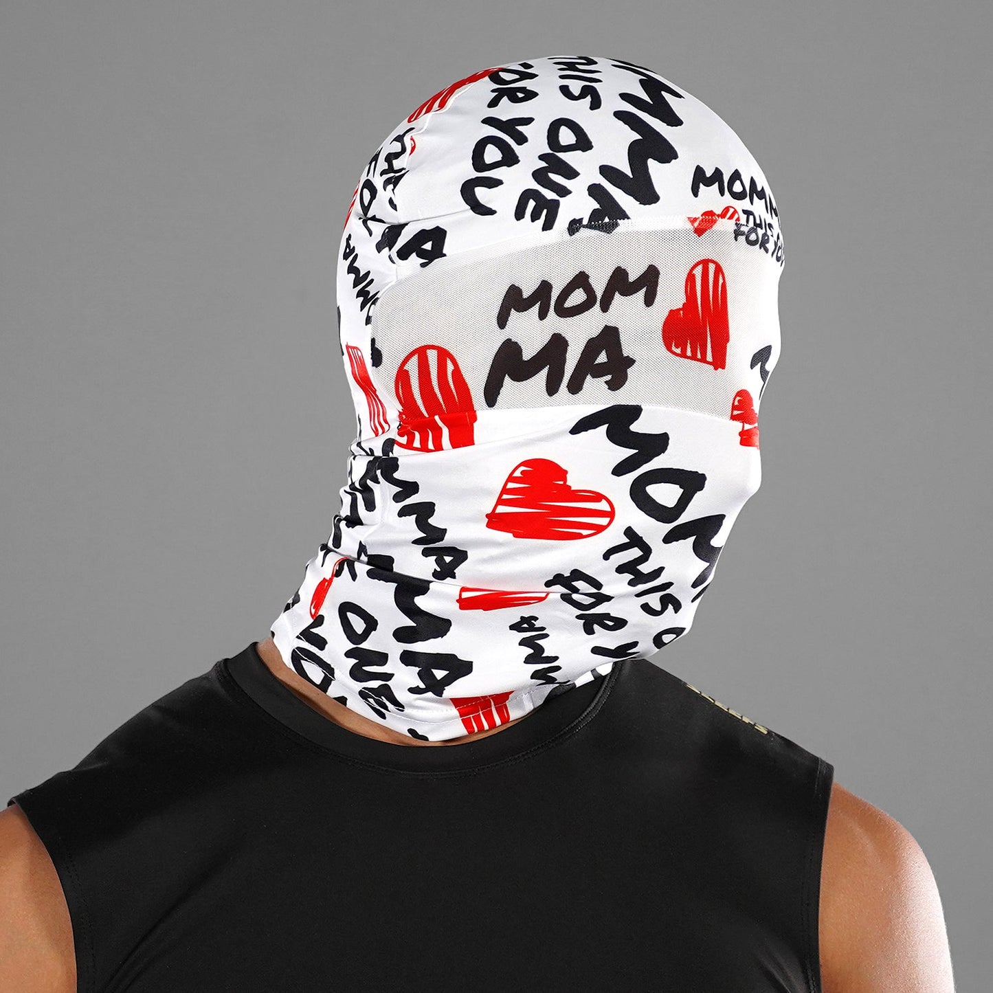 Momma Pattern Head Bag Mask