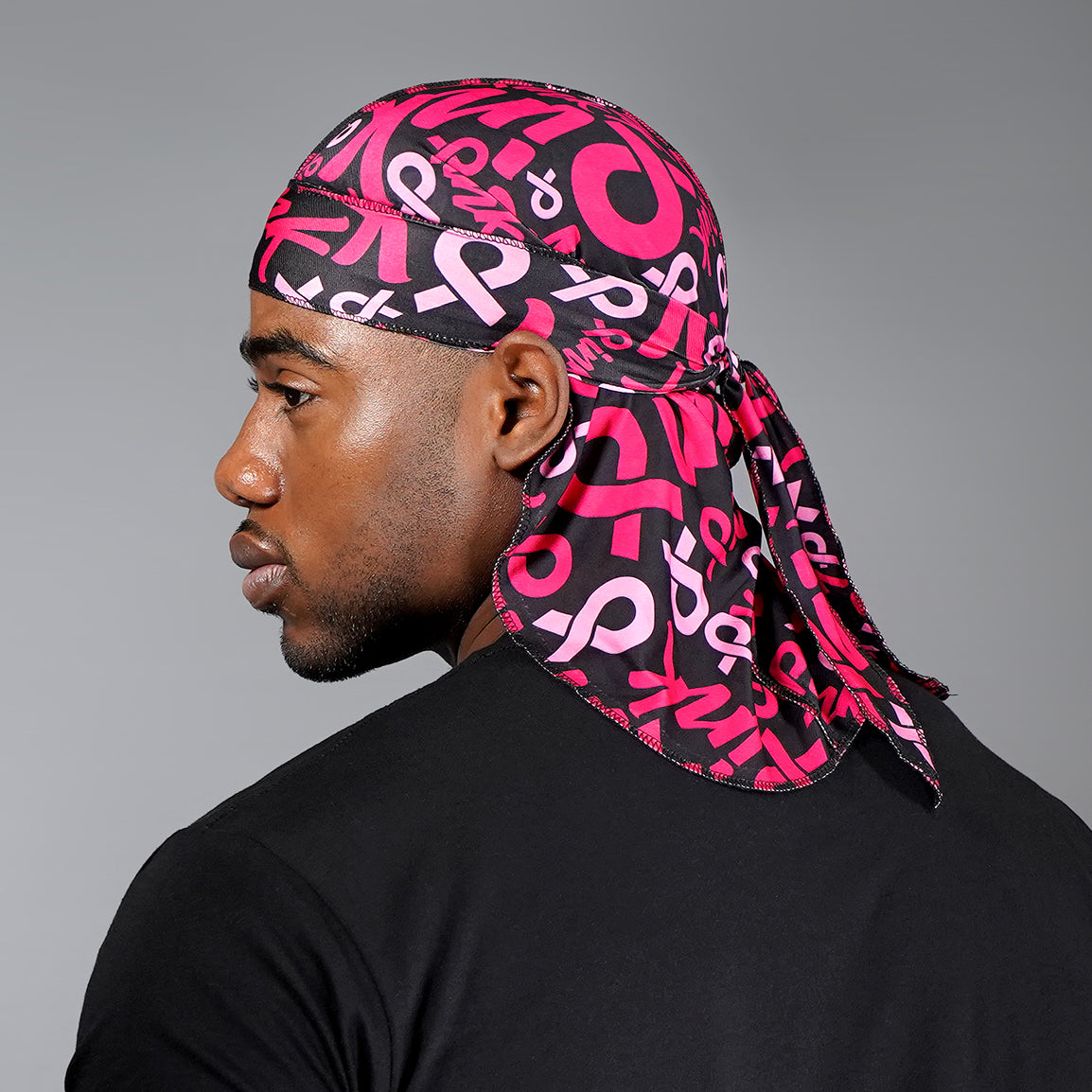 Pink Ribbon Pattern Sports Durag