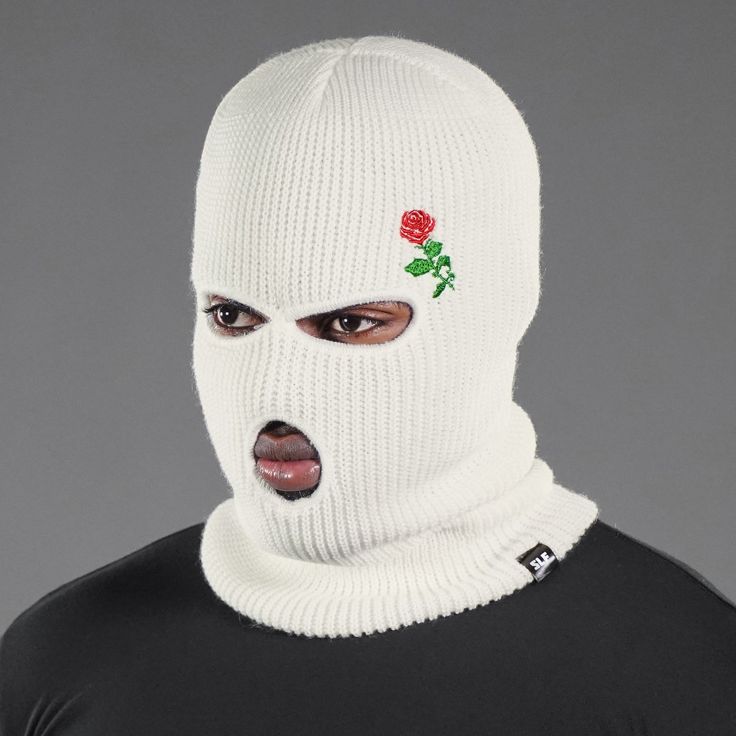 Red Rose Ski Mask