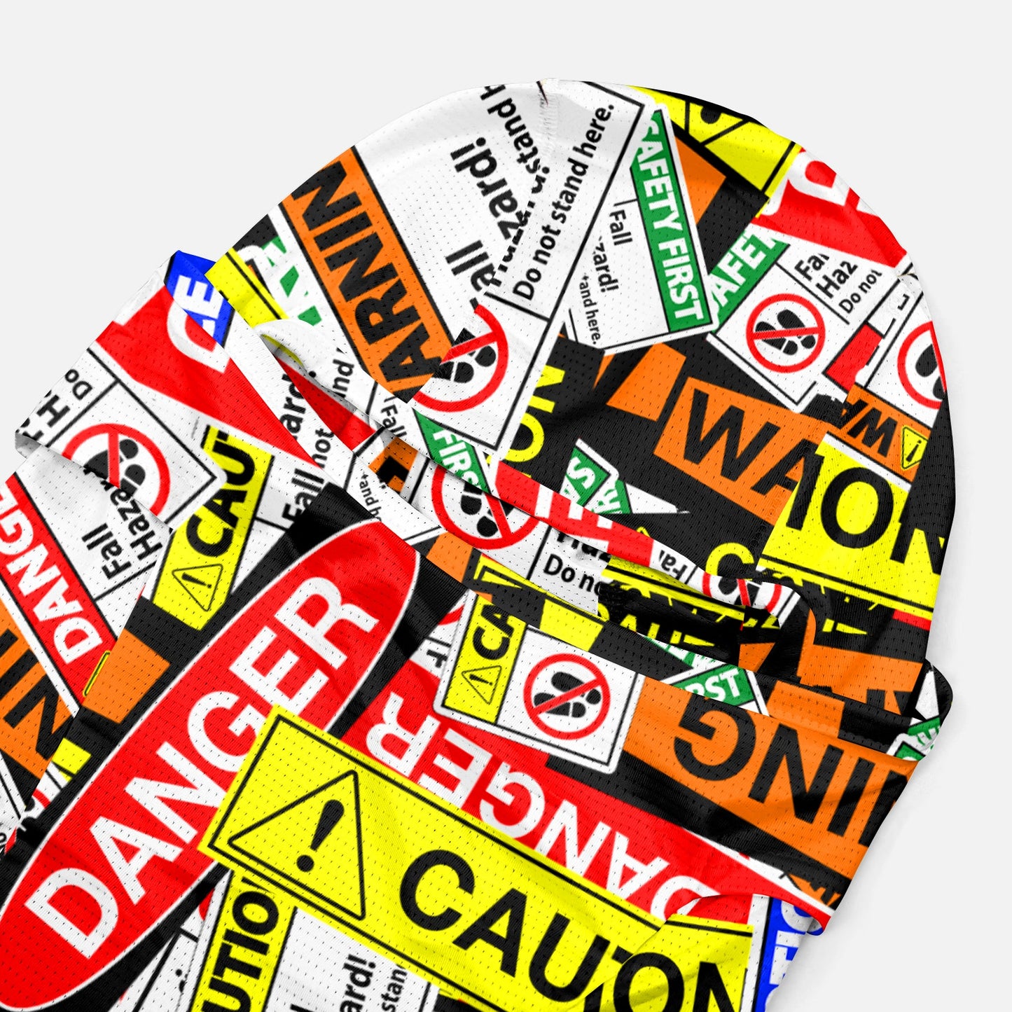 Warning Signs Loose-Fitting Balaclava