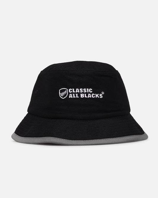 Mitchell & Ness All Blacks Rugby Union Bucket Hat Black