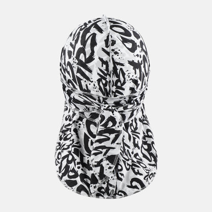 God First White Black Sports Durag