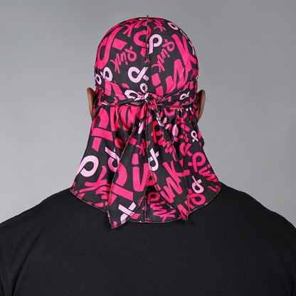 Pink Ribbon Pattern Sports Durag