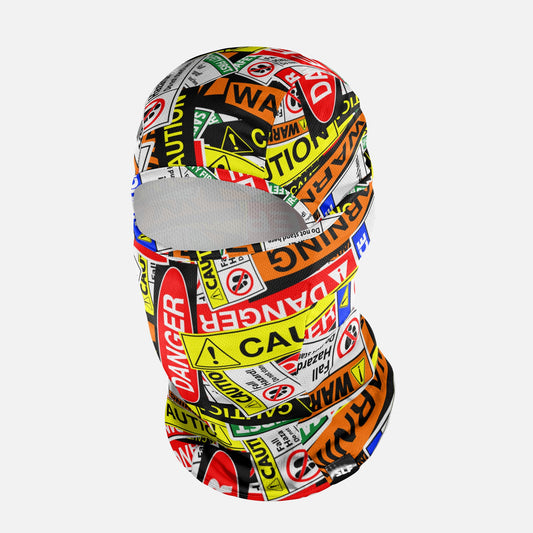 Warning Signs Loose-Fitting Balaclava
